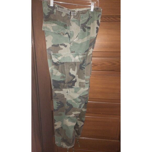 USMC Uniform SGT Rank Service Khaki Shirt SZ 15 & Camo Pants SZ Small Regular - Picture 9 of 14